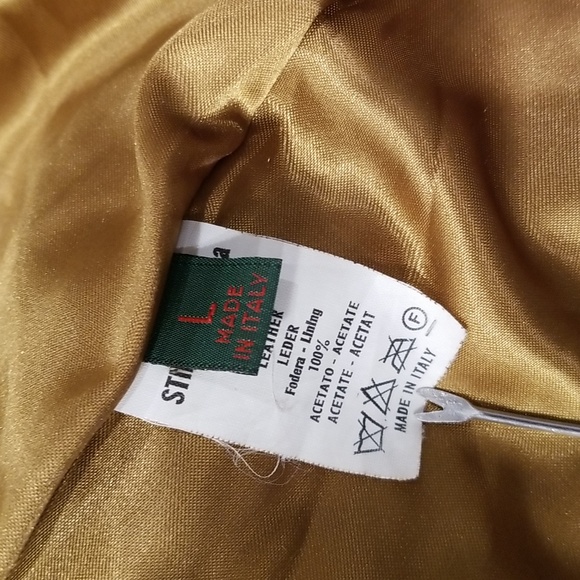 Katharine Hamnett Denim Lined 3 Button Suede Jacket Vintage 90s Women's - Picture 9 of 12